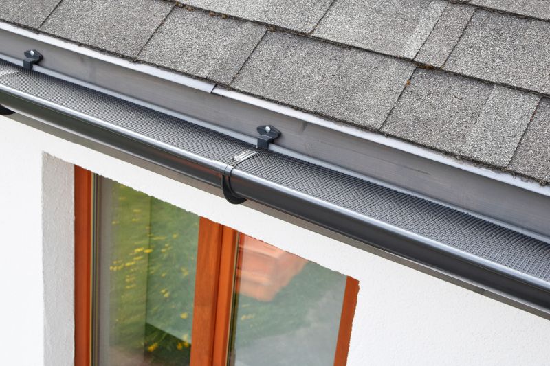 Close-up of Leaf Guard on Residential Gutter